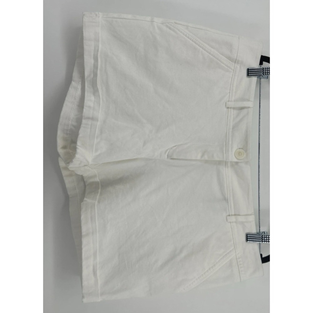 Apt 9 White Torie Midrise Chino Shorts Preppy Clean Girl Aesthetic Sz 16 Classy